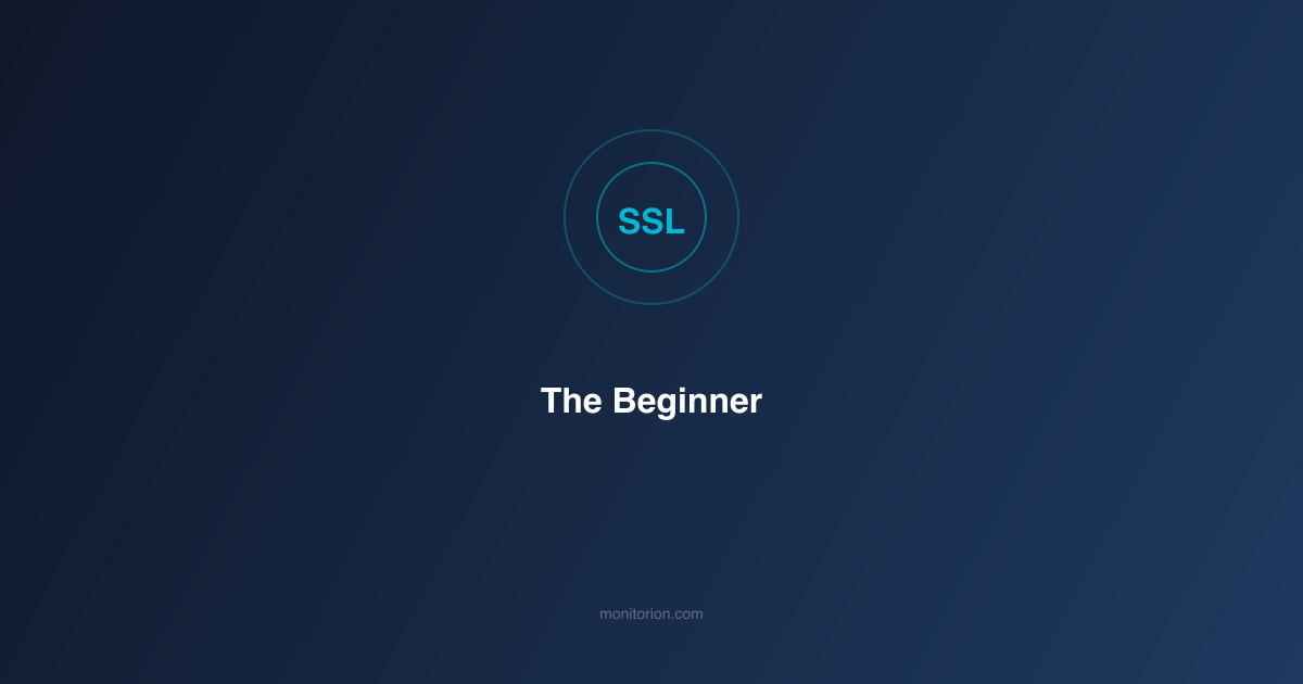 The Beginner's Guide to SSL Certificate Monitoring