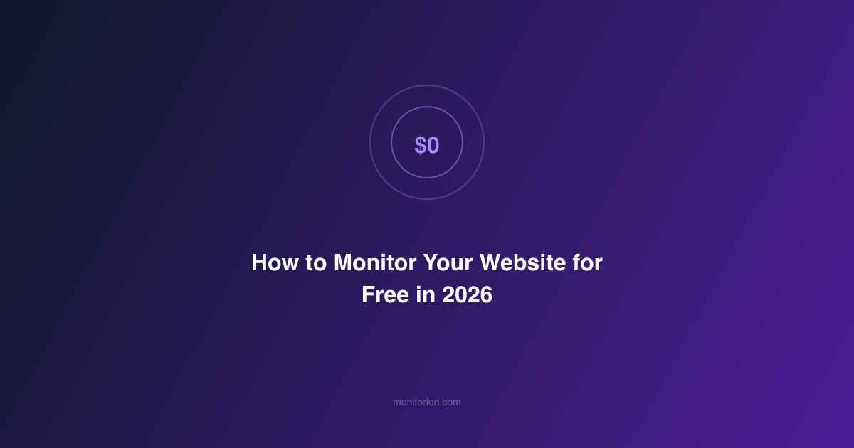 How to Monitor Your Website for Free in 2026